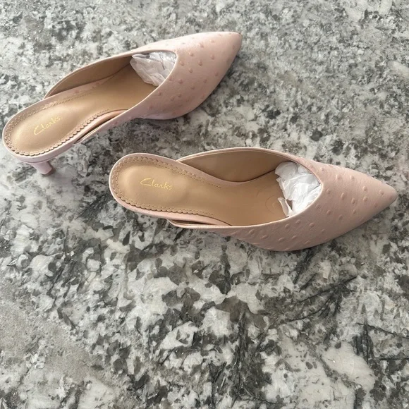 Clarks Genoa 55 Leather Mules - Picture 3 of 9